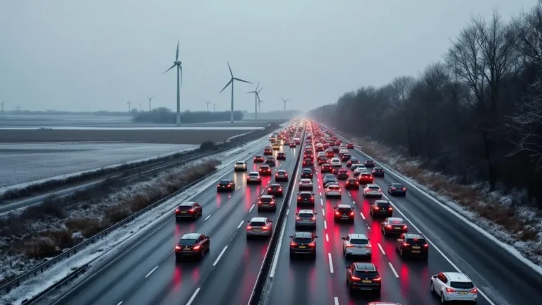 Een verkeersexpert onthult waarom je in de file niet van rijstrook moet wisselen