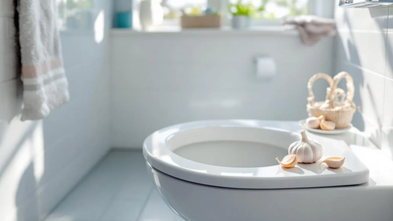 Geen dure producten nodig, deze knoflooktruc reinigt je toilet perfect