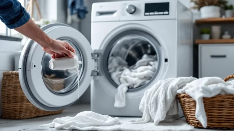 Het simpele middel dat je in de wasmachine strooit voor witter dan wit wasgoed